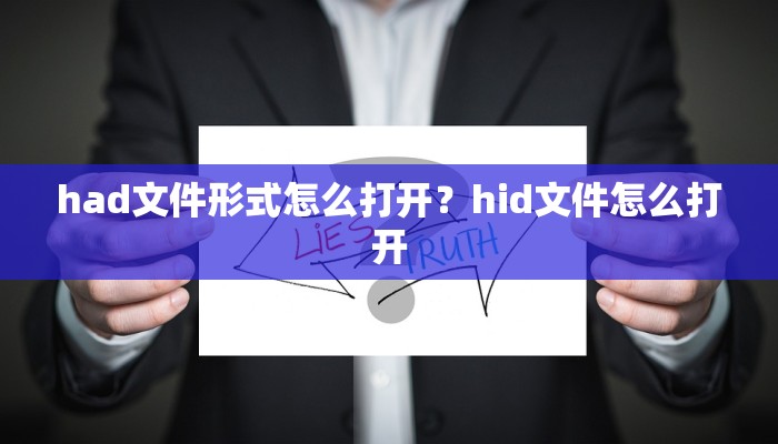 had文件形式怎么打开？hid文件怎么打开