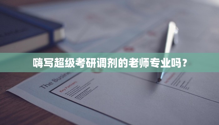 嗨写超级考研调剂的老师专业吗？