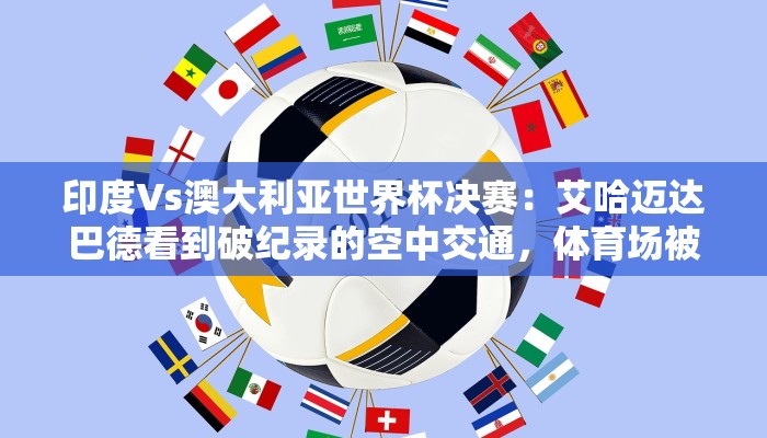 印度Vs澳大利亚世界杯决赛：艾哈迈达巴德看到破纪录的空中交通，体育场被漆成“蓝色海洋”