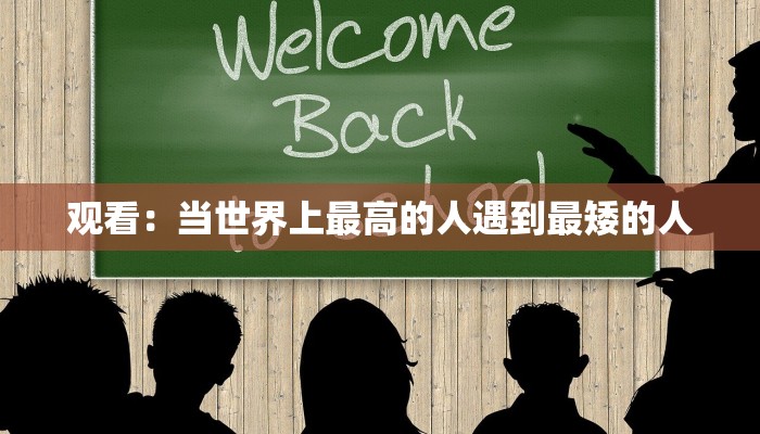 观看：当世界上最高的人遇到最矮的人