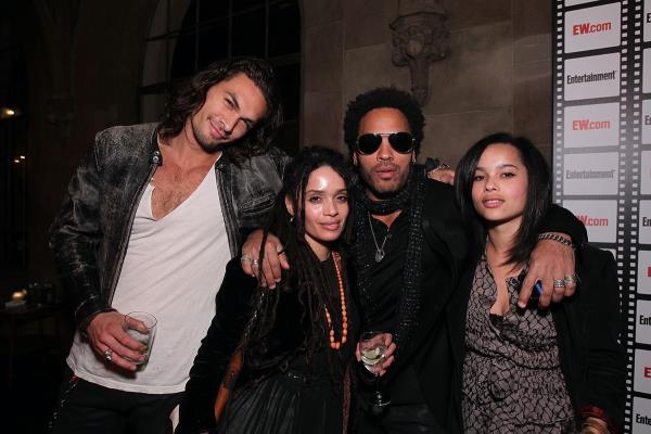 Lisa Bo<em></em>net and Zoe Kravitz in 1989