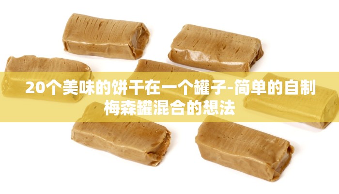 20个美味的饼干在一个罐子-简单的自制梅森罐混合的想法