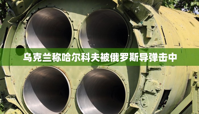 乌克兰称哈尔科夫被俄罗斯导弹击中