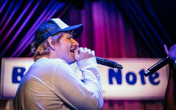 Ed Sheeran dropped by New York's Blue Note jazz club Mo<em></em>nday for an improm<em></em>ptu performance.