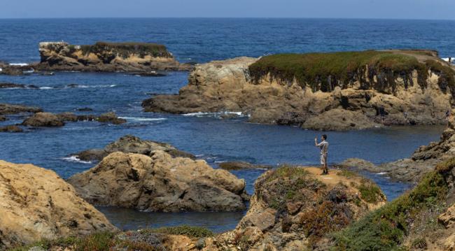 It’s picture perfect at Glass Beach along the Fort Bragg Coastal Trail in Fort Bragg, Friday, Aug. 4, 2023. (Chad Surmick / The Press Democrat)
