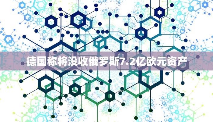 德国称将没收俄罗斯7.2亿欧元资产