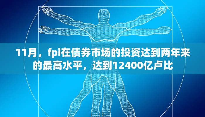 11月，fpi在债券市场的投资达到两年来的最高水平，达到12400亿卢比