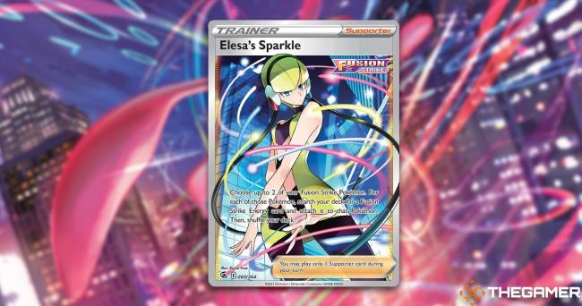 Genesect V card with blurred background