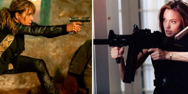 Halle Berry & Angelina Jolie in Action