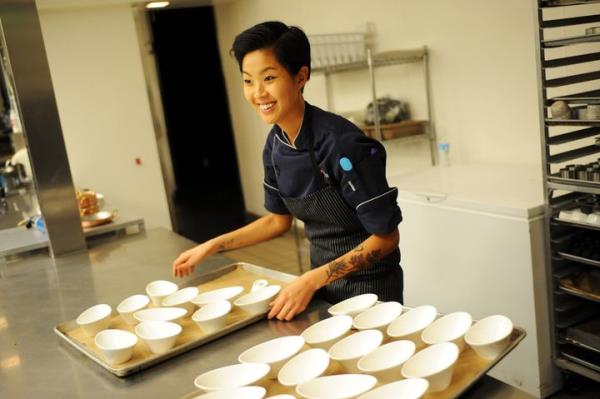 Kristen Kish, pictured here competing in Season 10 of