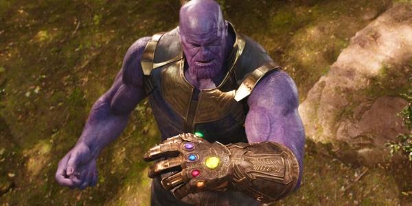 Thanos before Snapping the Infinity Gauntlet