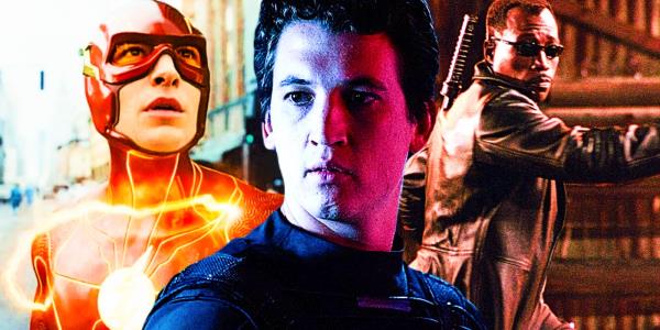 Barry Allen the Flash, Reed Richards Mr. Fantastic, and Blade