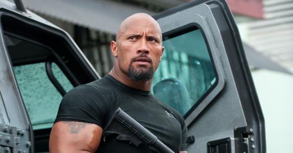 Dwayne Johnson as Luke Hobbs in Fast and Furious