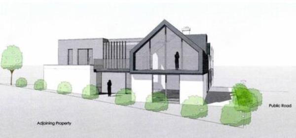 An image of the planned extension.