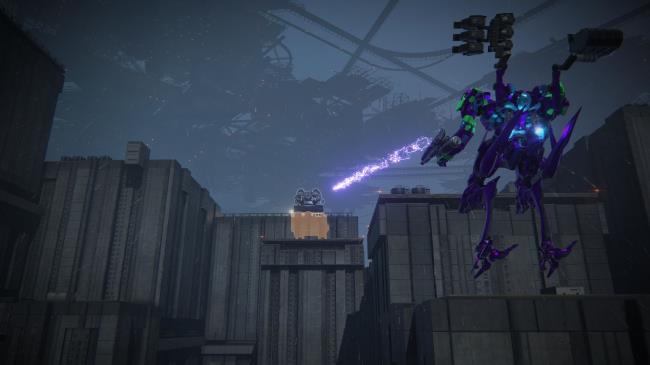 Armored Core 6, Attack The Watchpoint, Firing on the second Laser Cannon by jumping up