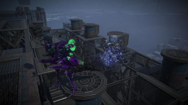 Armored Core 6, Attack The Watchpoint, The downed mech on the roof in the second area