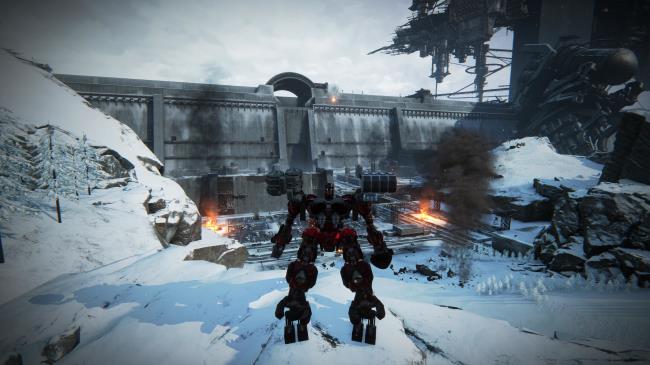 Armored Core 6, Climbing The Wall, Surveying the area