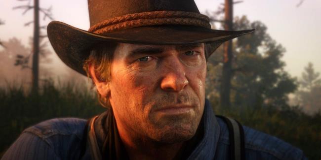 Arthur Morgan in the sunset light