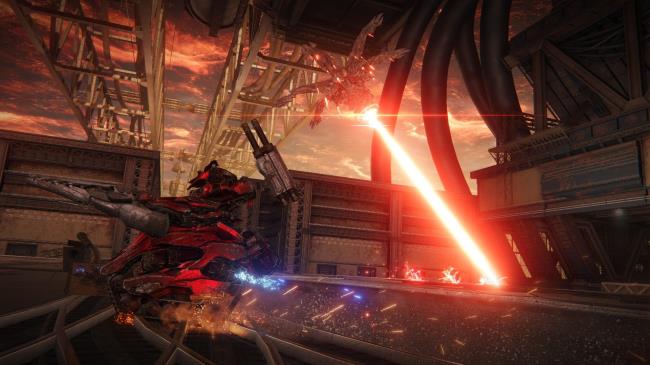 Armored Core 6, Sea Spider Boss, Zooming around the battlefield