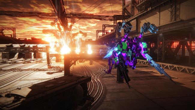 Armored Core 6, Sea Spider Boss, Flying away from the impact zone