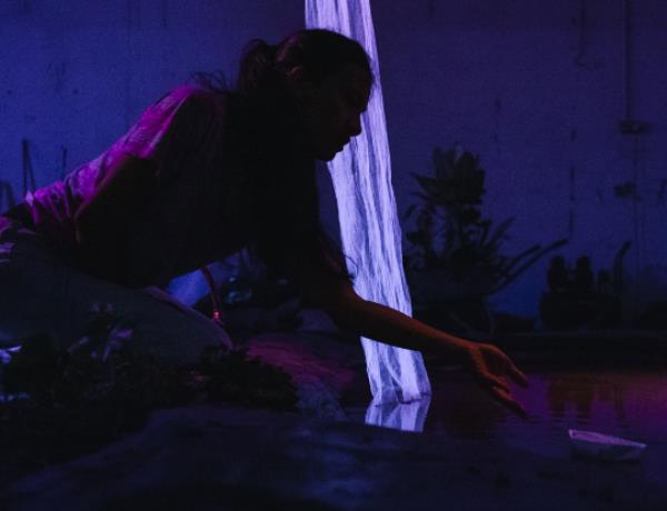 'Symbiocene' is an ecopunk tale of love, grief, and a wild re-imagination of a world where humans, plants, and animals live together symbiotically. Photo: Abdul Sami Shahid